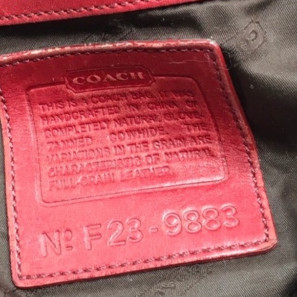 Coach Vintage Legacy Leather Hobo Shoulder Handbag 9883 Medium Small - Picture 16 of 16